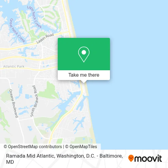 Ramada Mid Atlantic map