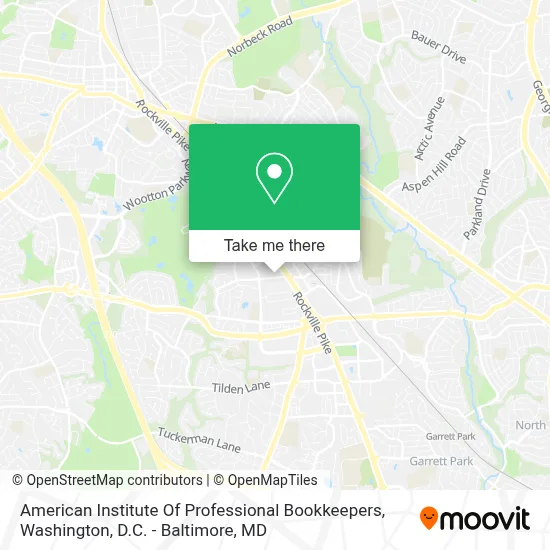American Institute Of Professional Bookkeepers map