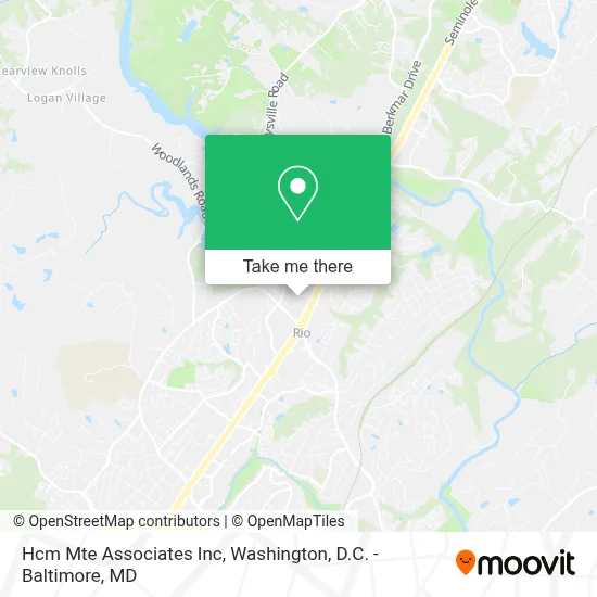 Hcm Mte Associates Inc map