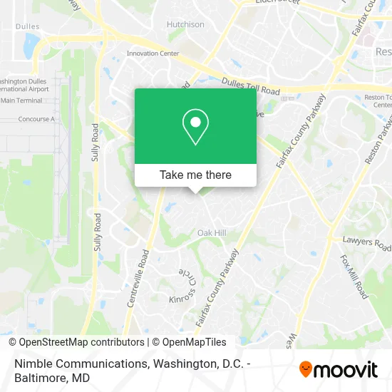 Nimble Communications map