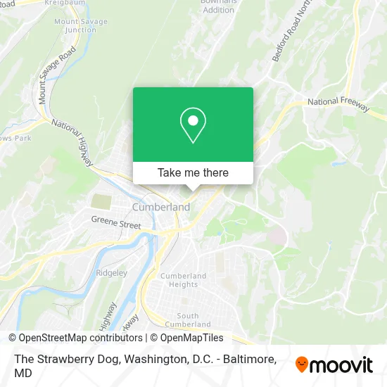The Strawberry Dog map