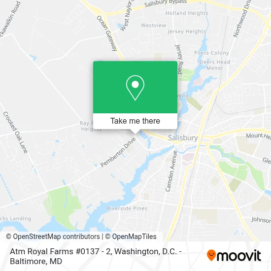 Atm Royal Farms #0137 - 2 map