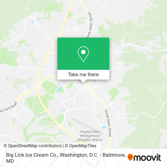 Big Lick Ice Cream Co. map