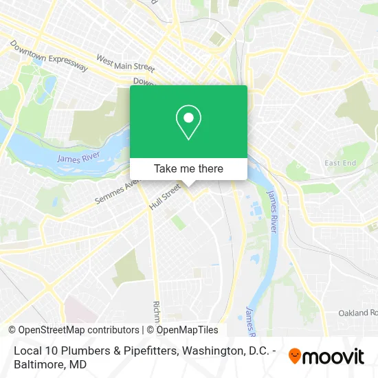 Local 10 Plumbers & Pipefitters map
