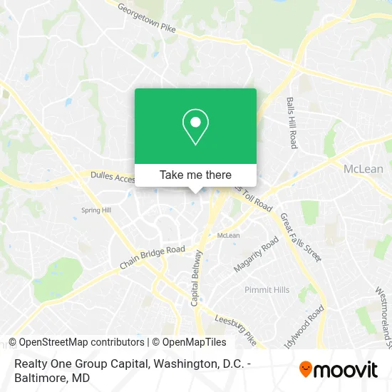 Realty One Group Capital map