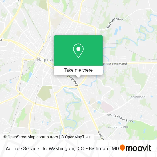 Ac Tree Service Llc map