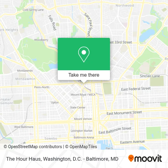 The Hour Haus map