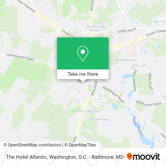 The Hotel Atlantic map