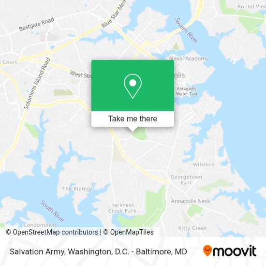 Salvation Army map