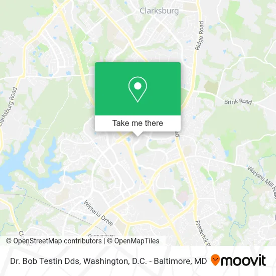 Dr. Bob Testin Dds map