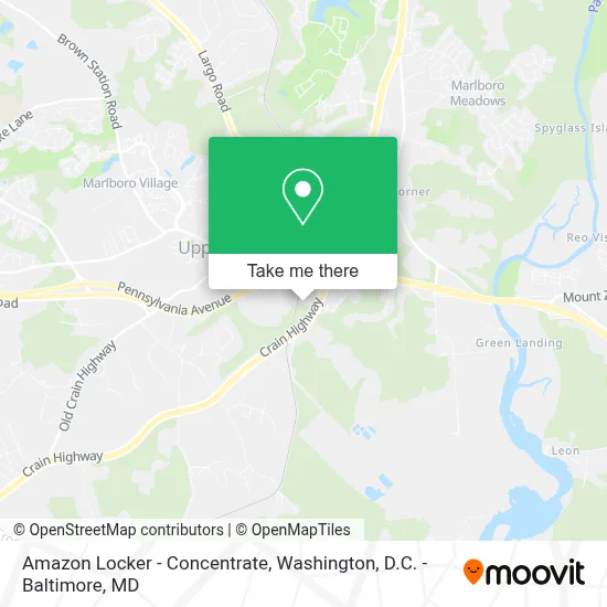 Amazon Locker - Concentrate map