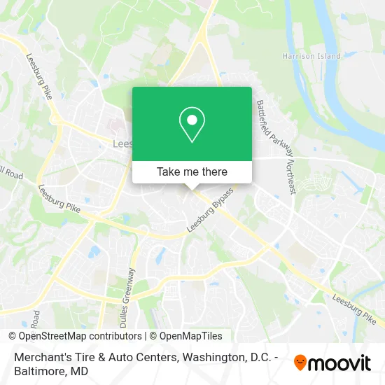 Merchant's Tire & Auto Centers map