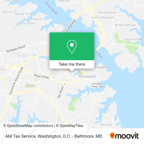 AM Tax Service map