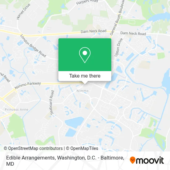 Edible Arrangements map