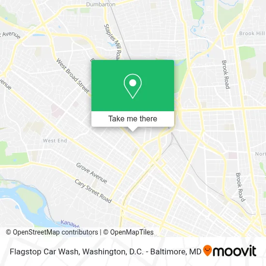 Flagstop Car Wash map