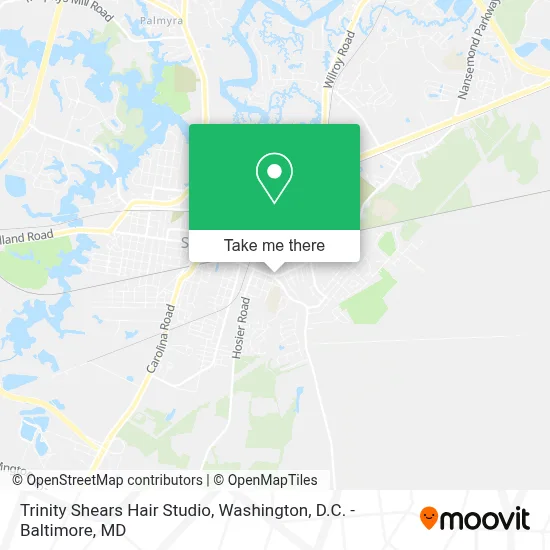 Trinity Shears Hair Studio map
