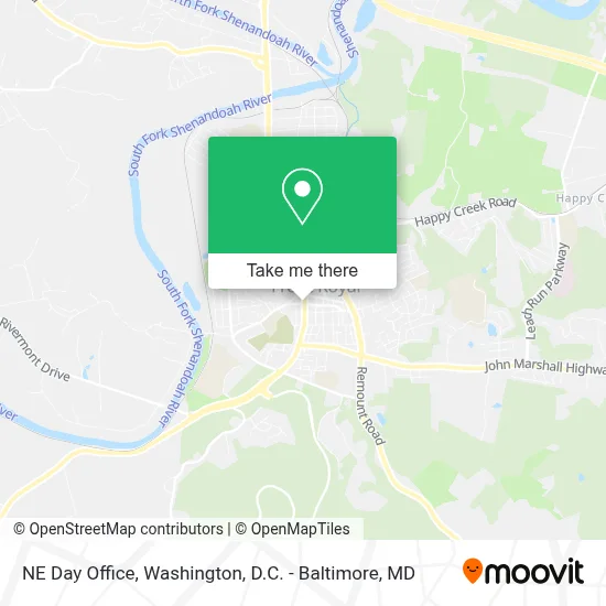 NE Day Office map