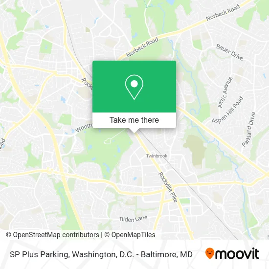 SP Plus Parking map