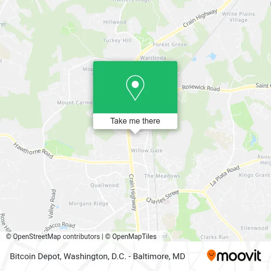 Bitcoin Depot map