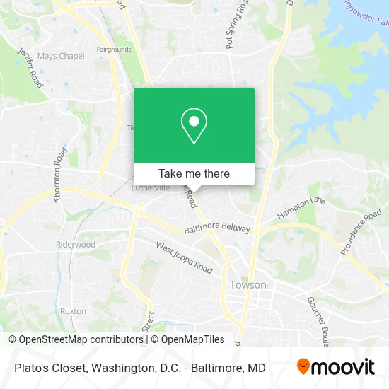 Plato's Closet map