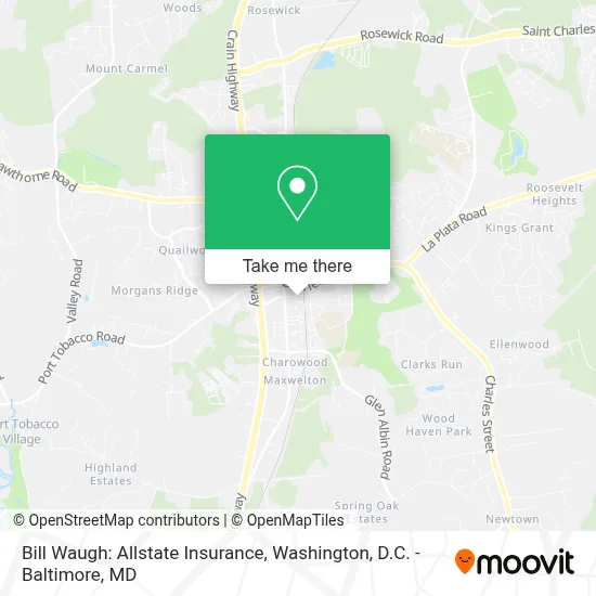 Bill Waugh: Allstate Insurance map