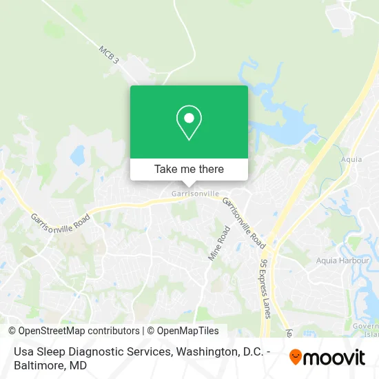 Usa Sleep Diagnostic Services map