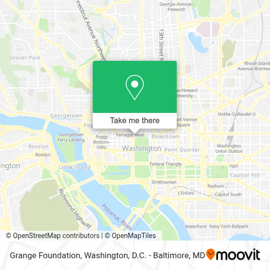 Grange Foundation map