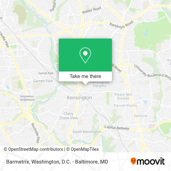 Barmetrix map