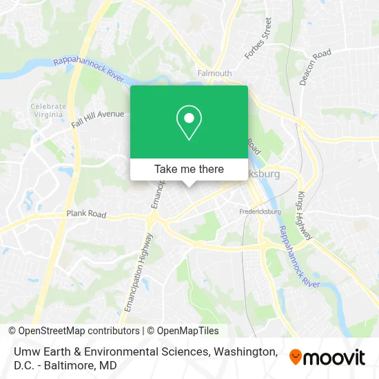 Umw Earth & Environmental Sciences map