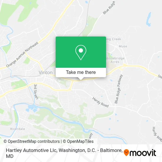 Hartley Automotive Llc map