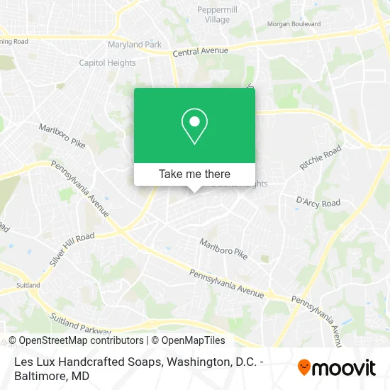 Les Lux Handcrafted Soaps map