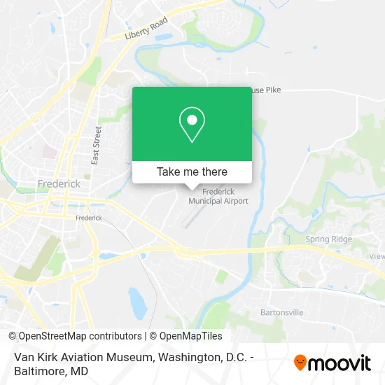 Van Kirk Aviation Museum map