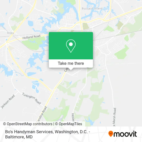 Bo's Handyman Services map
