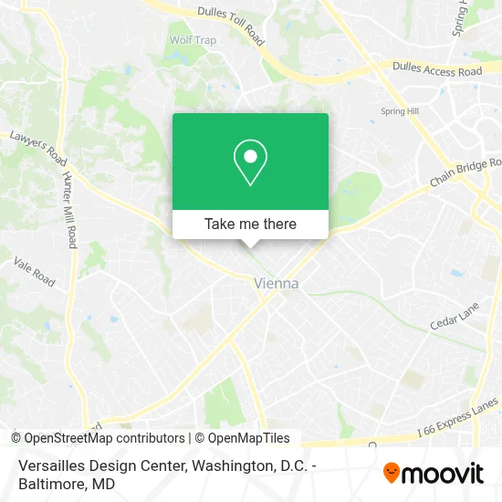 Versailles Design Center map