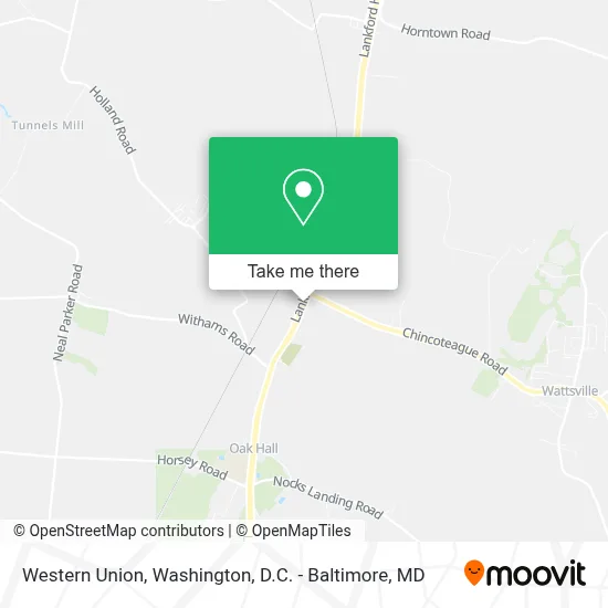 Western Union map