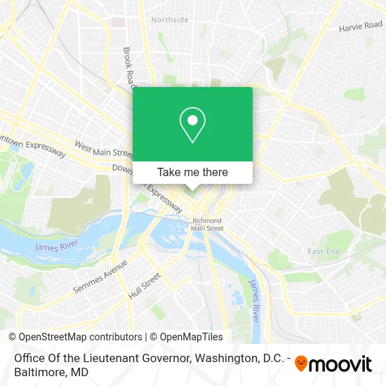 Office Of the Lieutenant Governor map