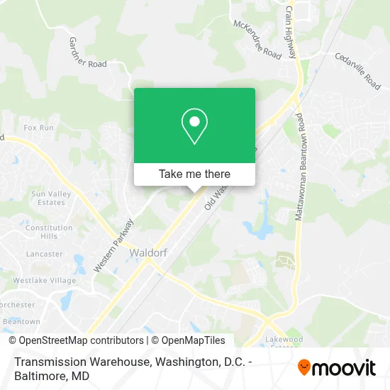 Transmission Warehouse map