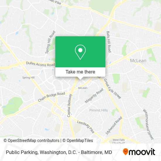 Public Parking map