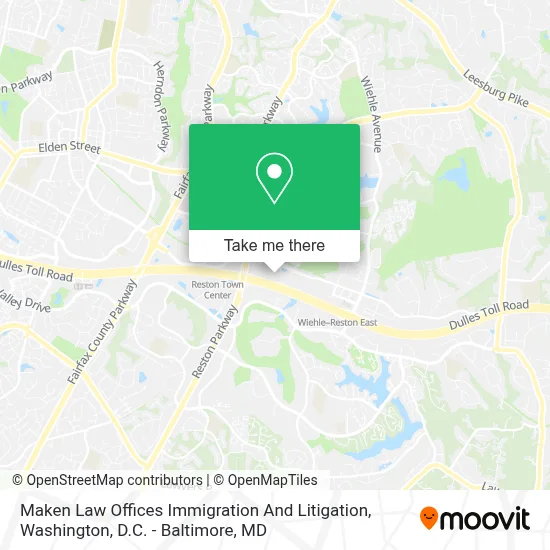 Maken Law Offices Immigration And Litigation map