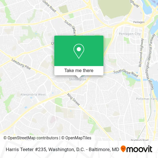 Harris Teeter #235 map