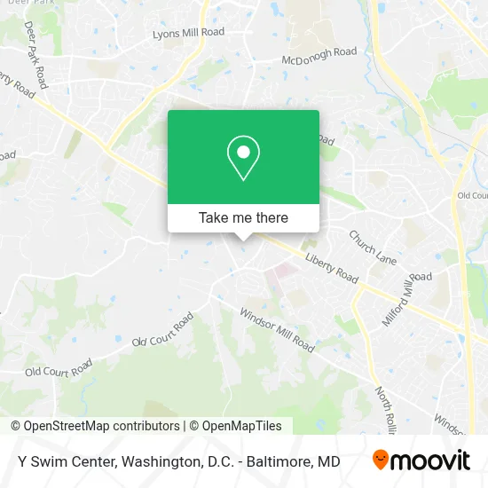 Y Swim Center map