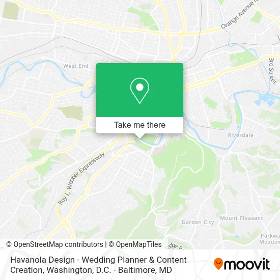 Havanola Design - Wedding Planner & Content Creation map