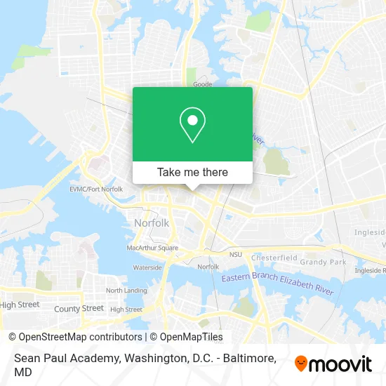 Sean Paul Academy map