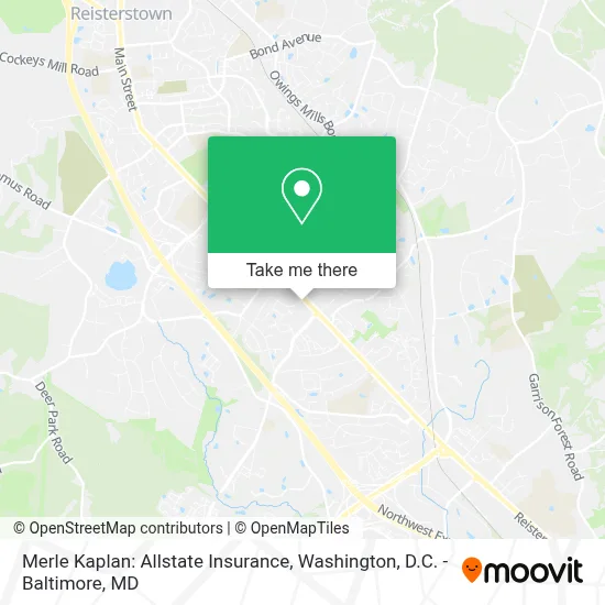Merle Kaplan: Allstate Insurance map