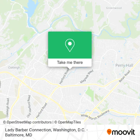 Lady Barber Connection map