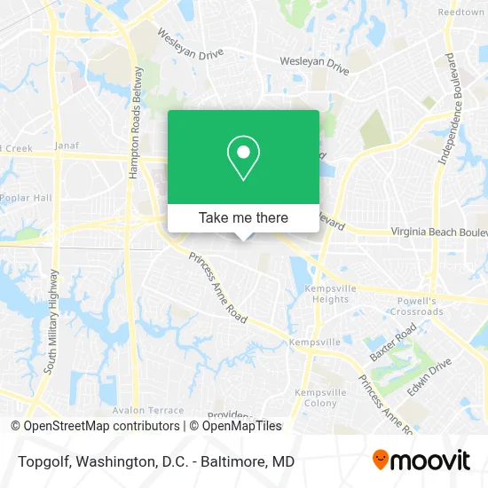 Topgolf map