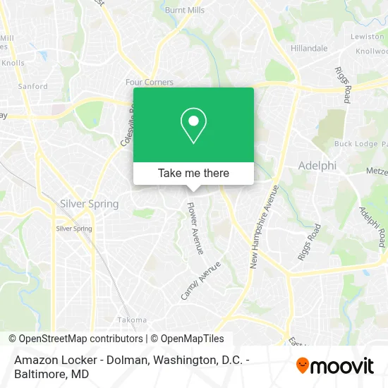 Amazon Locker - Dolman map