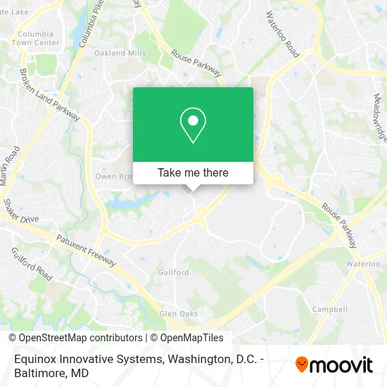 Equinox Innovative Systems map