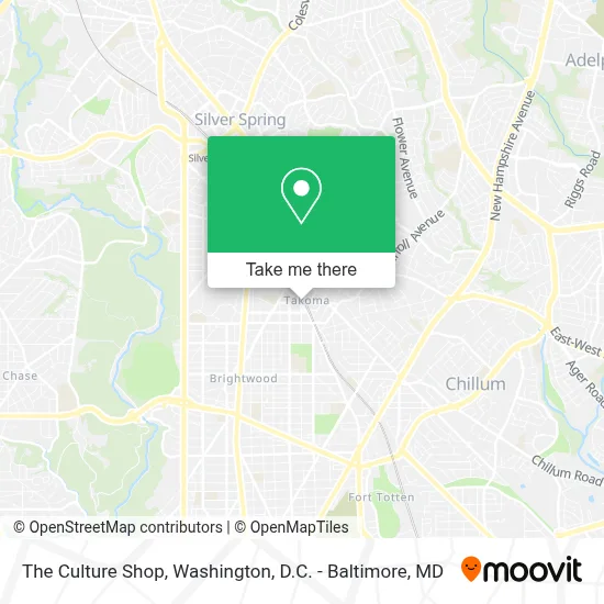 The Culture Shop map