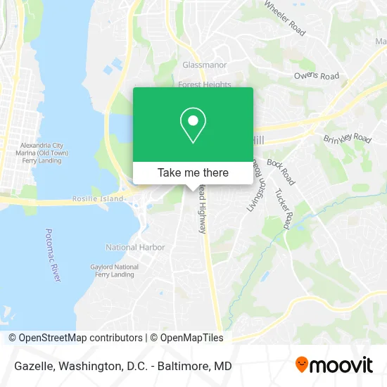Gazelle map